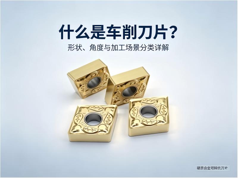 什么是车削刀片？按形状、角度及车床加工类型分类详解