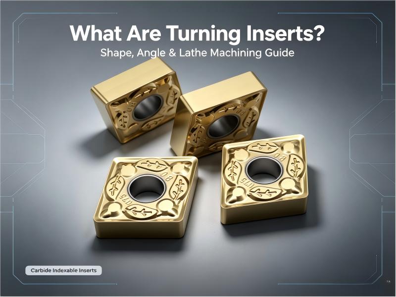 What Are Turning Inserts? Classification by Shape, Angle & Lathe Machining Types