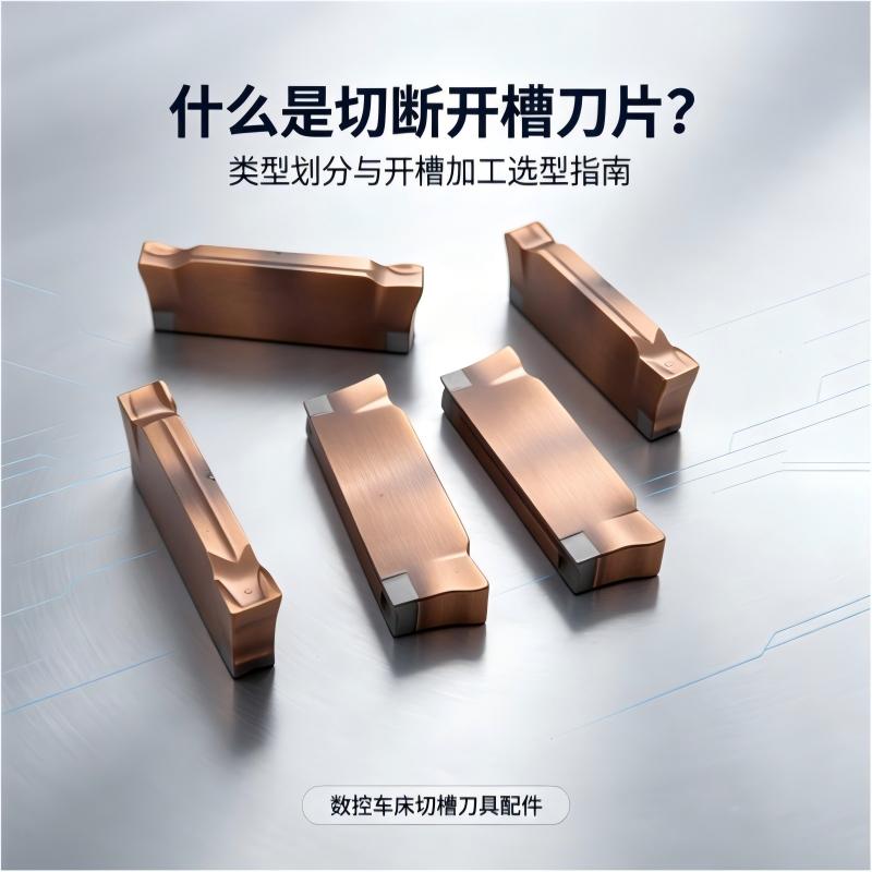 什么是切断槽刀片？种类划分与开槽加工分类全解