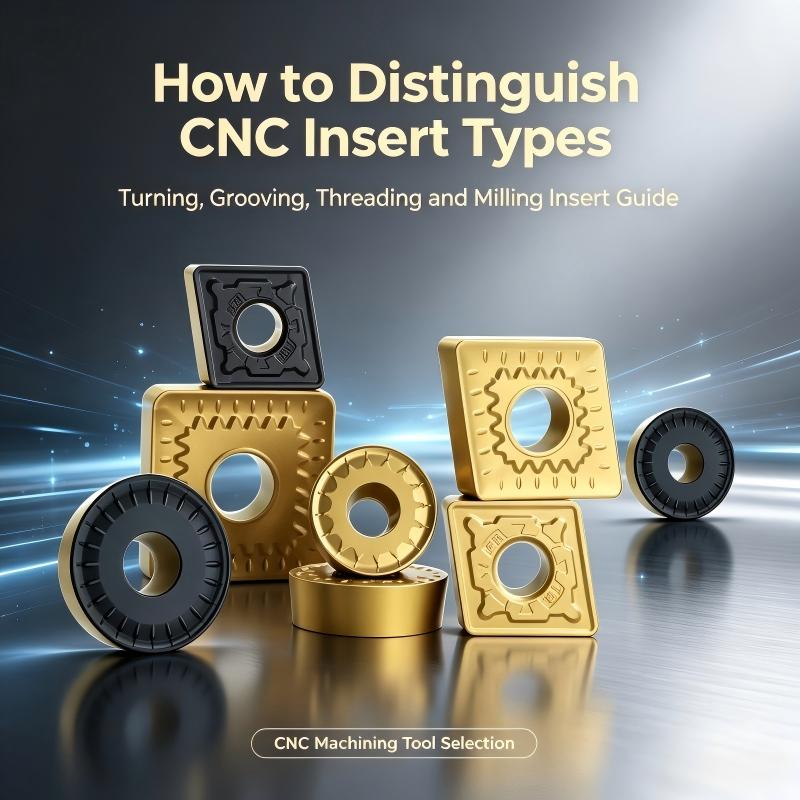 How to Distinguish Different CNC Insert Types for Different Machining Processes