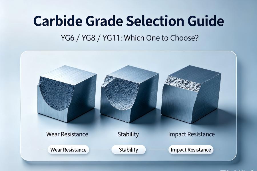YG6 vs YG8 vs YG11 Tungsten Carbide Selection Guide | Avoid Chipping & Premature Wear