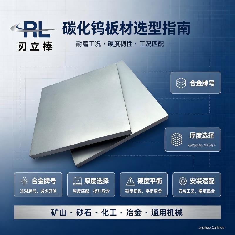 耐磨工况如何挑选合适的碳化钨板材?工业精准选型指南